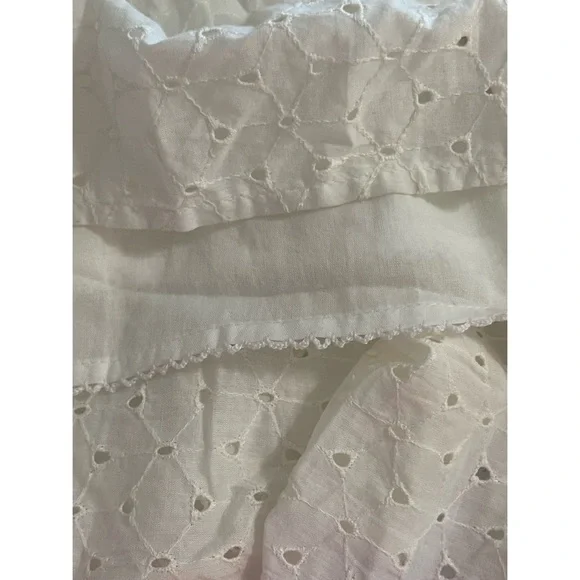 Anthropologie Tiered Eyelet Maxi Dress NWT Size Medium RARE Dress - Picture 10 of 16